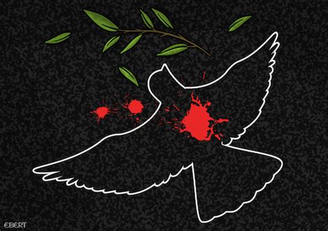 The Dead Peace Dove Von Enrico Bertuccioli Politik Cartoon Toonpool