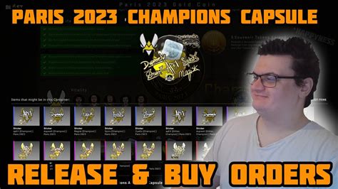 Cs Go Paris Champions Stickers Release And Buy Orders Youtube