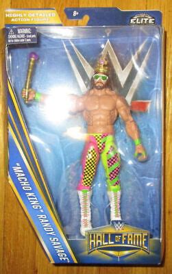 WWE ELITE HALL OF FAME MACHO KING RANDY SAVAGE FIGURE WWF EXCLUSIVE HOF