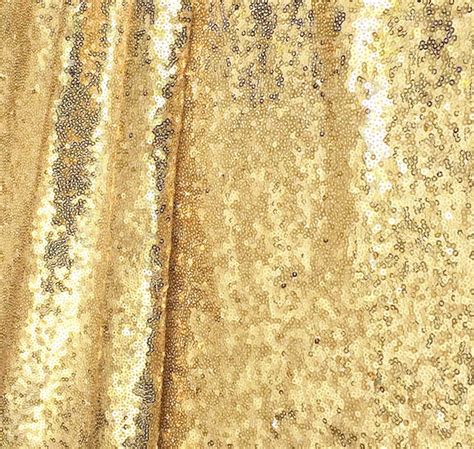 Gold Sequin Material