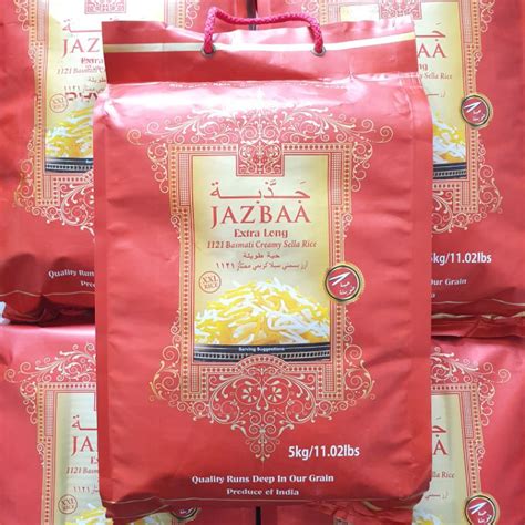 Jual Original Beras Basmati 5 KG JAZBAA India Premium Nasi Kebuli