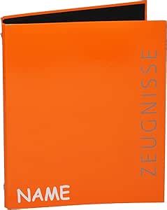 Alles Meine De Gmbh Ringbuch Sammelordner Zeugnisse Incl Name Orange