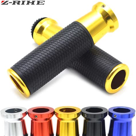 Universal Mm Cnc Motorcycle Handle Grips Racing Handlebar Grip