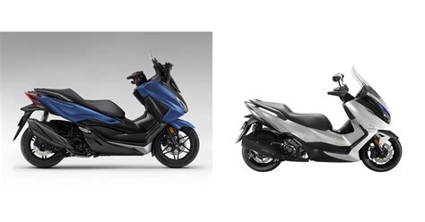 Motorrad Vergleich Honda Forza 350 2024 Vs Zontes 350 E 2024