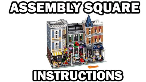 Lego Instructions Assembly Square Creator Expert Lego 10255 Youtube