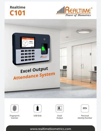 Realtime Biometric Attendance System Password Protected At Rs In