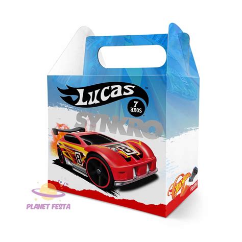 Caixinha Surpresa Personalizada Carros Hot Wheels Elo