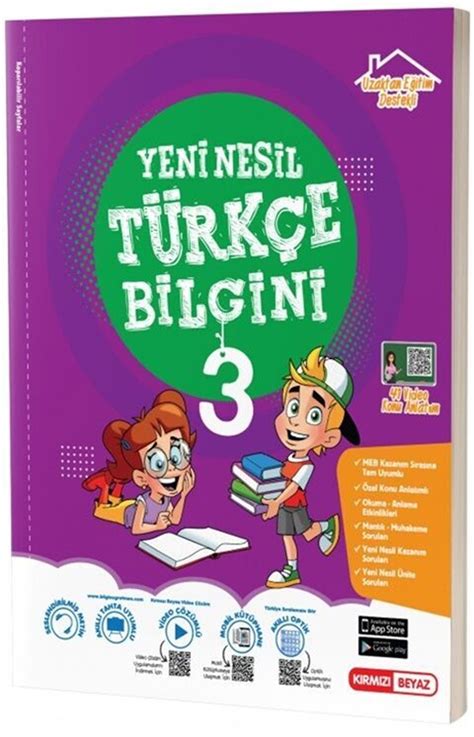 Kırmızı Beyaz 3 Sınıf Yeni Nesil Türkçe Bilgini Kırmızı Beyaz