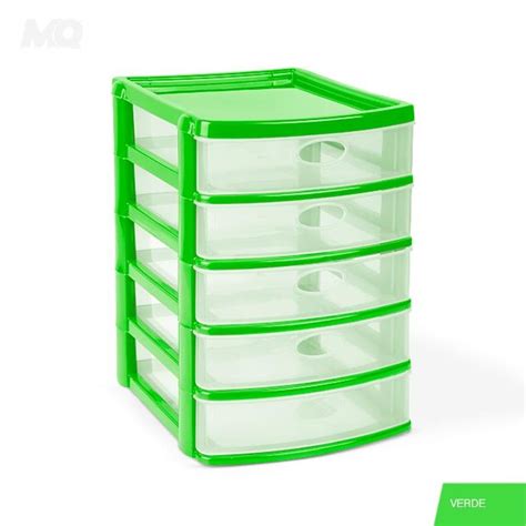 Mini Gavetero Organizador De Plastico Cajonera Puestos Canela Hogar