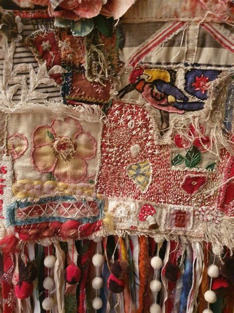 Kantha Quilt Quilts Boro Stitching Textile Fiber Art Embroidery