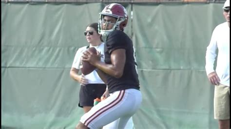 Alabama Crimson Tide Football Practice Footage Alabama Vs Vanderbilt