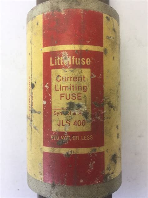 Littelfuse Jls400 Current Limiting Fuse 400 Amps 600 Vac Ebay