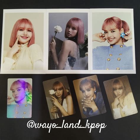 LISA SET BLACKPINK WELCOMING COLLECTION 2022 Photocard Postcards