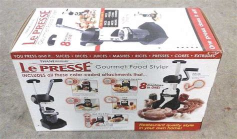 Lot Thane Housewares Le Presse Gourmet Food Styler