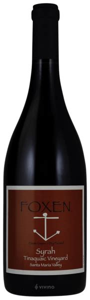 2019 Foxen Tinaquaic Vineyard Syrah Vivino US