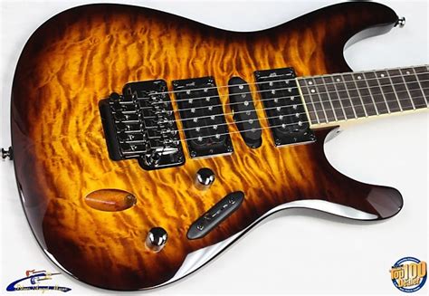 Ibanez S670qm S Series Electric Guitar Dragon Eye Burst Reverb