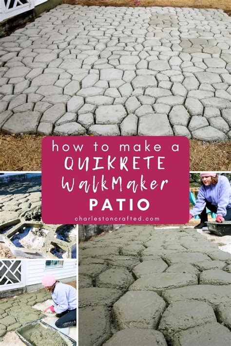 How To Make A Quikrete Walkmaker Patio In Outdoor Projects