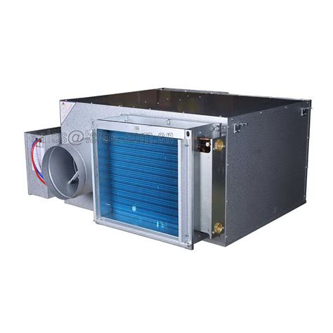 Parallel Fan Powered Vav Terminal With Water Heating Coil Guangzhou