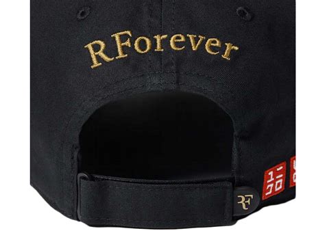 Uniqlo Roger Federer (RF) Commemorative Cap Black/Gold Men's - US