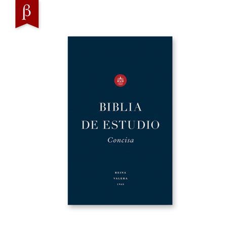 Biblia de estudio concisa RVR60 Librería Biblíon