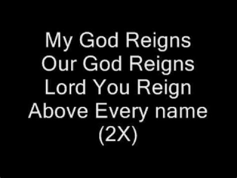 William Murphy You Reign Lyrics YouTube