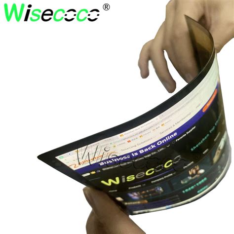 Bendable 7 8 Inch 1920x1440 AMOLED Flexible Screen Soft Touch Panel