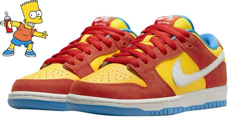 Nike Sb Dunk Low Bart Simpson Shoes Price Where To Buy And More