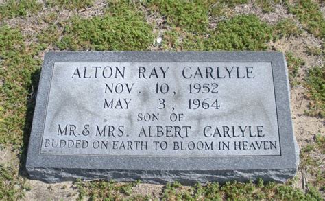 Alton Ray Carlyle 1952 1964 Find a Grave äreminne