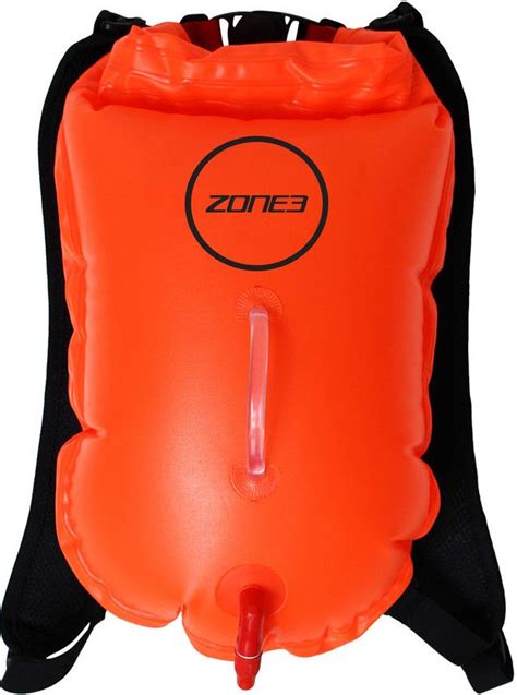 Zone3 Backpack Swim Safety Buoy Tow Float Dry Bag 28l Orange