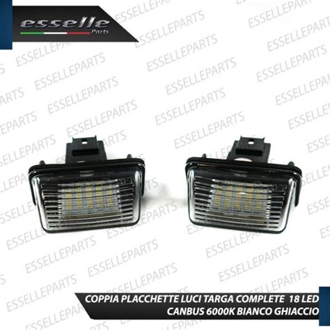 Placchette Luci Targa Led Peugeot Canbus K Placchetta