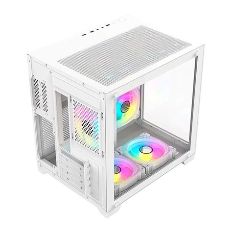 Gabinete Gamer Acegeek Aquarium M Mid Tower Lateral De Vidro