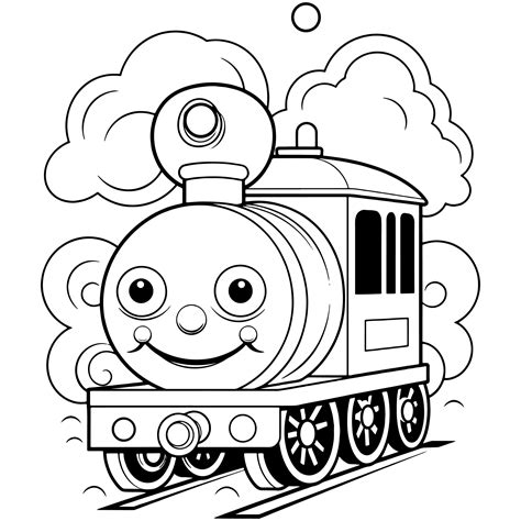 Train Coloring Book : Train Coloring Pages for Kids | Made By Teachers