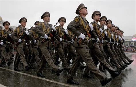 Kyrgyz Military March During Victory Day Editorial Stock Photo Stock