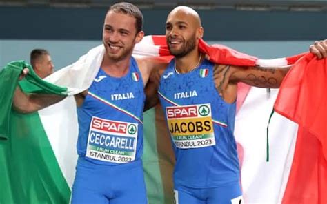 Atletica Europei Indoor Ceccarelli Oro Nei Metri Argento A Jacobs