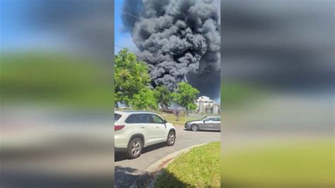 Georgia County Issues Evacuation Order For Area Around Plastic Resin Plant After Massive Fire