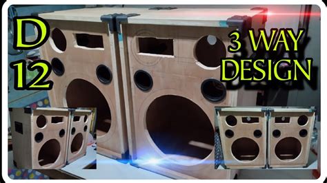 DIY MAKING 3 WAY SPEAKER BOX DESIGN Paano Maglay Out Step By Step