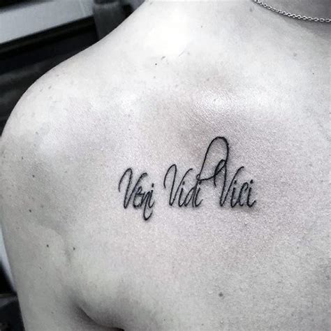 Tatuagens De Veni Vidi Vici Qual O Seu Significado