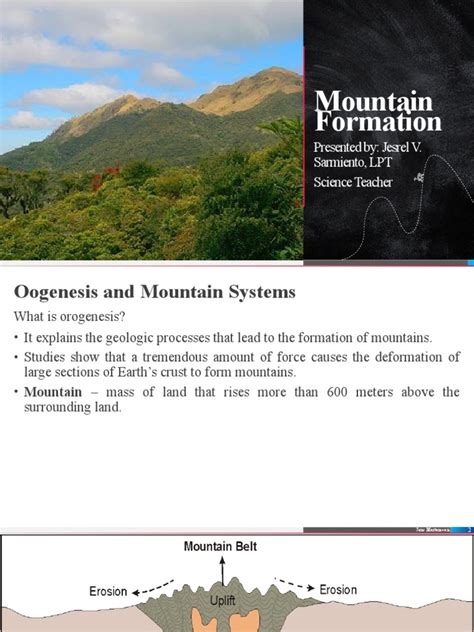 Mountain Formation | PDF | Fault (Geology) | Plate Tectonics