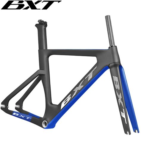 Bxt 2022 Nieuwe Full Carbon Track Frame Met Vork Zadelpen T800 Fixed