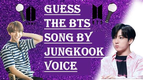 GUESS THE BTS SONG BY JUNGKOOK VOICE IMPOSIBLE ONLY REAL ARMY CAN