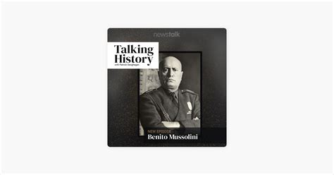 Talking History With Patrick Geoghegan Mussolini And Fascist Italy On