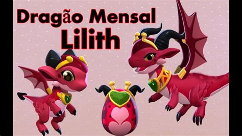 Como Fazer O Drag O Lilith Mensal De Fevereiro Dragon Mania A Lenda