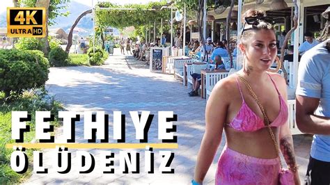 Fethiye Ölüdeniz Walk Tour Muğla Turkey July 2022 4k Uhd 60 Fps Youtube