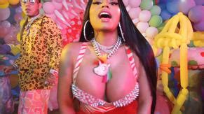 Nicki Minaj Sexy Promotes Her New Single Good Form Ft Lil Wayne Aznude