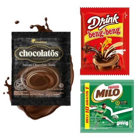 Jual Milo Chocolatos Beng Beng Drink Minuman Cokelat Sachet Kemasan