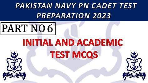 PN CADET PAKISTAN NAVY TEST PREPARATION MCQS BATCH 2024 A