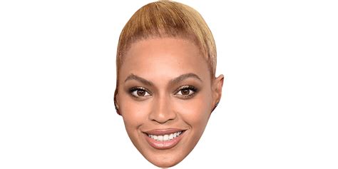 Beyonce Knowles Carter Make Up Mask Celebrity Cutouts