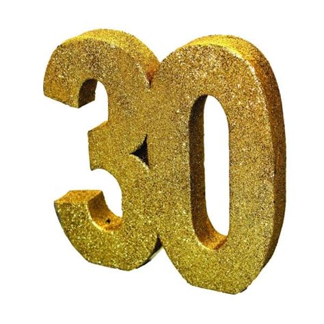 Декорация за маса за 30 Рожден Ден в златно - The Chic Deco