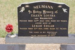 Leslie Edgar Neumann Homenaje De Find A Grave