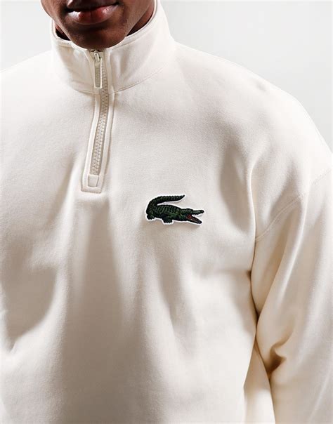 Lacoste Large Logo Half Zip Sweat Lapland Terraces Menswear